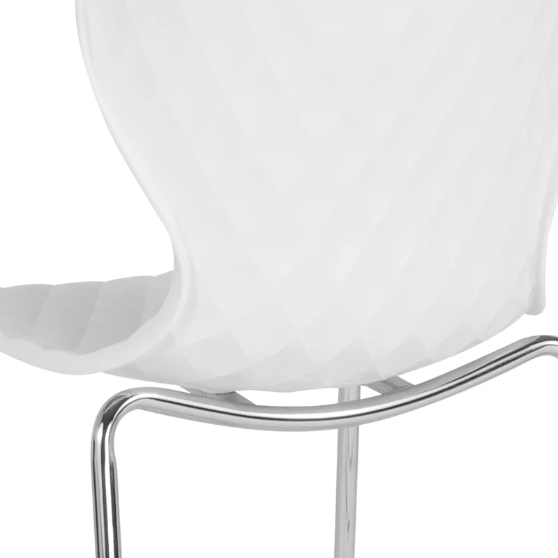 Contemporary Design Accent Dining Plastic Stack Chair