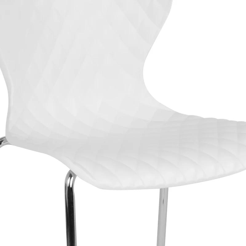 Contemporary Design Accent Dining Plastic Stack Chair