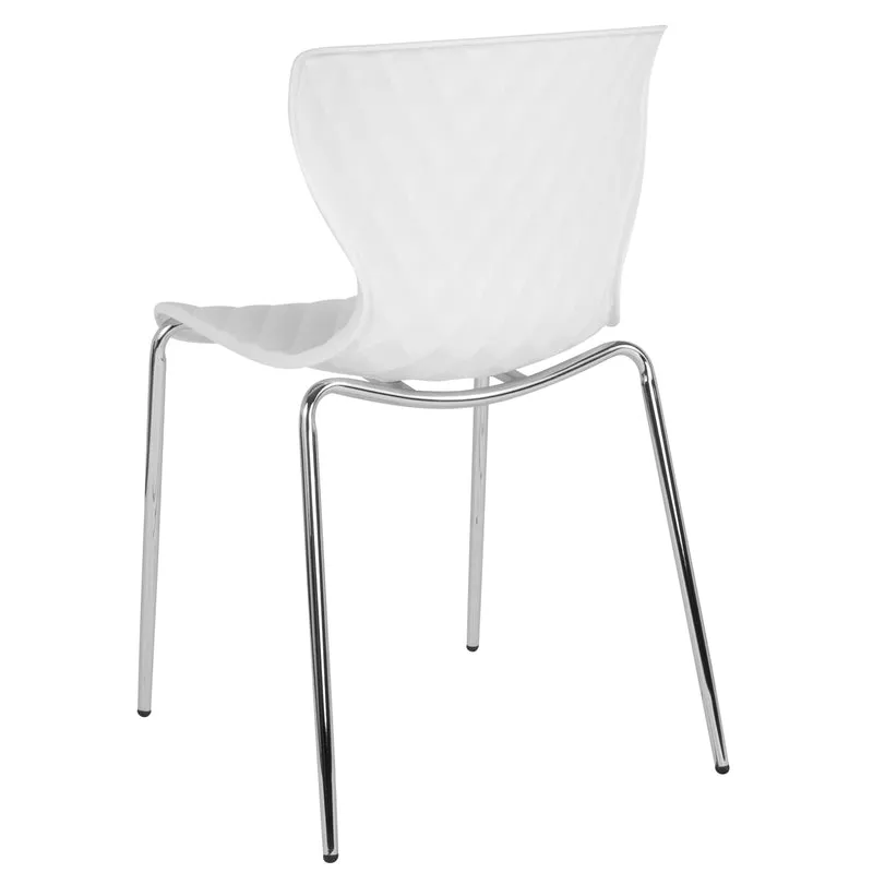 Contemporary Design Accent Dining Plastic Stack Chair