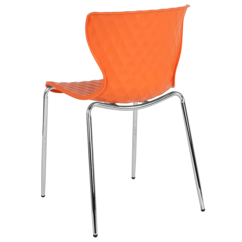 Contemporary Design Accent Dining Plastic Stack Chair