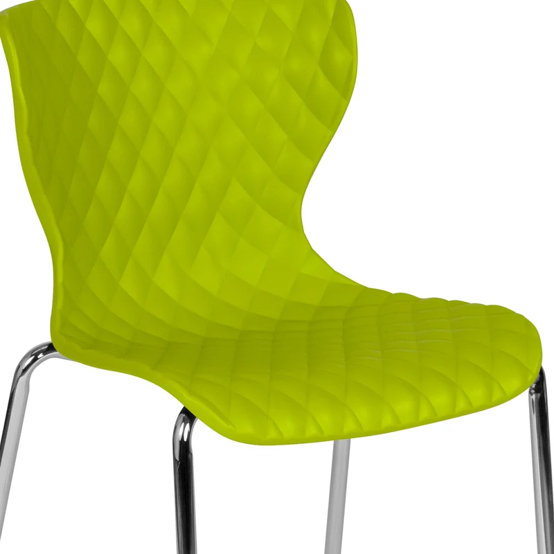 Contemporary Design Accent Dining Plastic Stack Chair