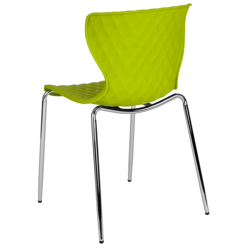 Contemporary Design Accent Dining Plastic Stack Chair