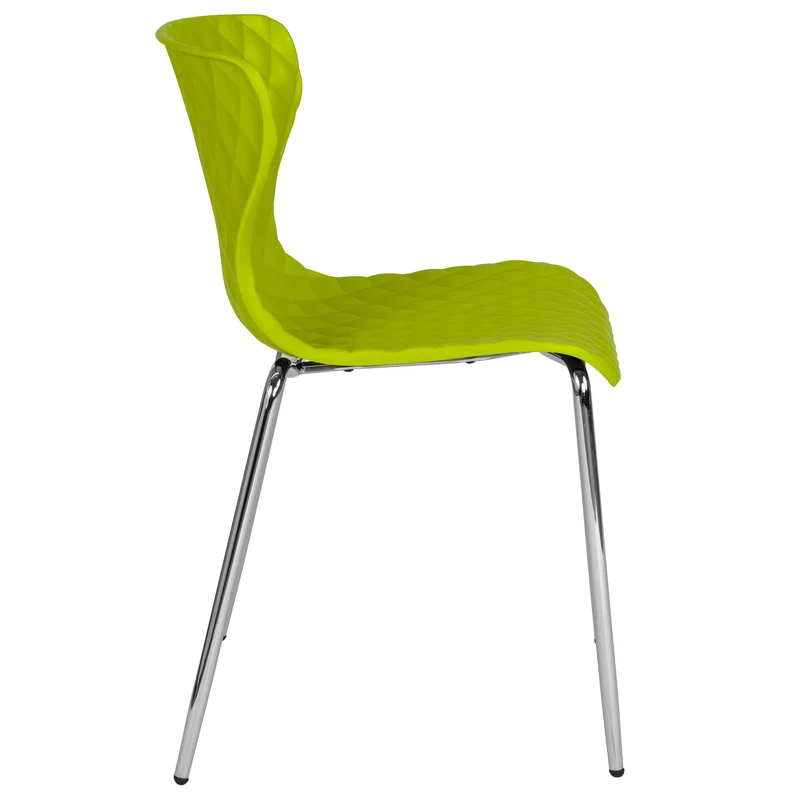 Contemporary Design Accent Dining Plastic Stack Chair