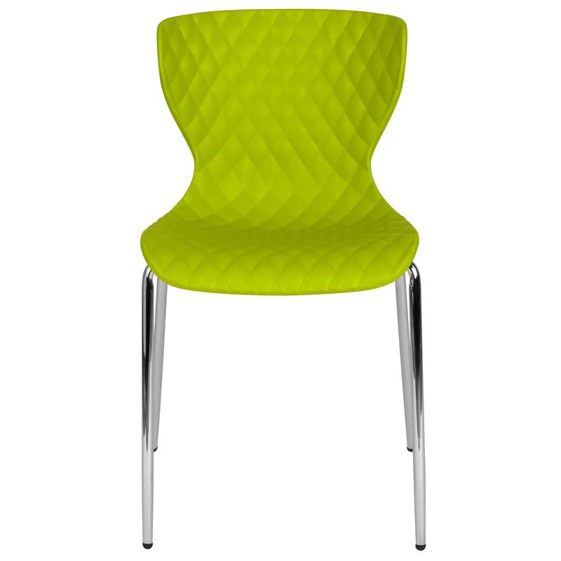 Contemporary Design Accent Dining Plastic Stack Chair