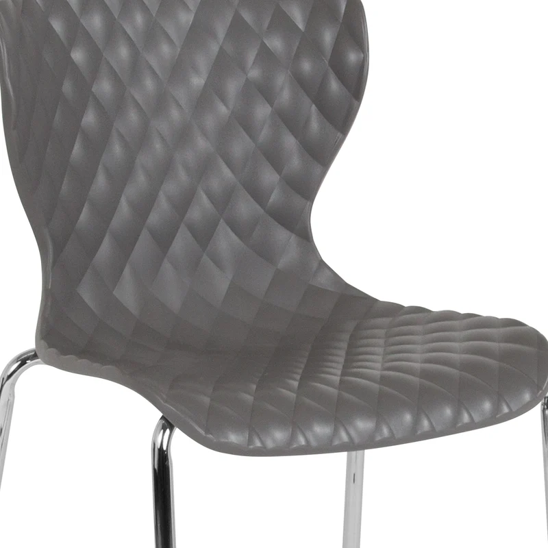 Contemporary Design Accent Dining Plastic Stack Chair