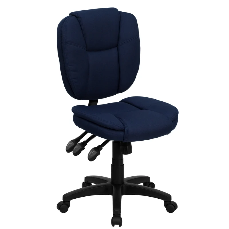 Mid-Back Multifunction Pillow Top Swivel Ergonomic Task Office Chair