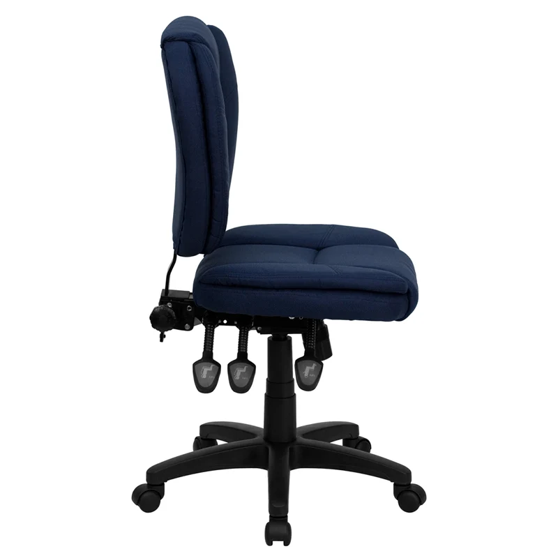 Mid-Back Multifunction Pillow Top Swivel Ergonomic Task Office Chair
