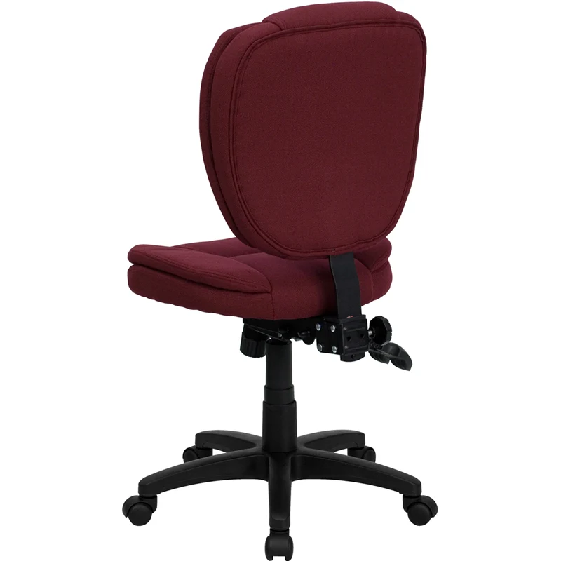 Mid-Back Multifunction Pillow Top Swivel Ergonomic Task Office Chair