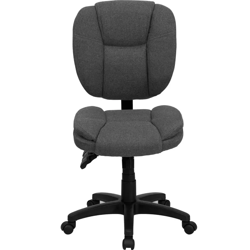 Mid-Back Multifunction Pillow Top Swivel Ergonomic Task Office Chair