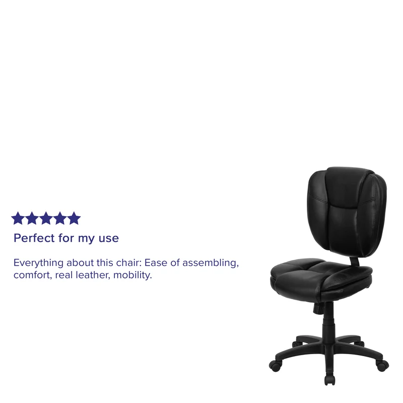 Mid-Back Multifunction Pillow Top Swivel Ergonomic Task Office Chair