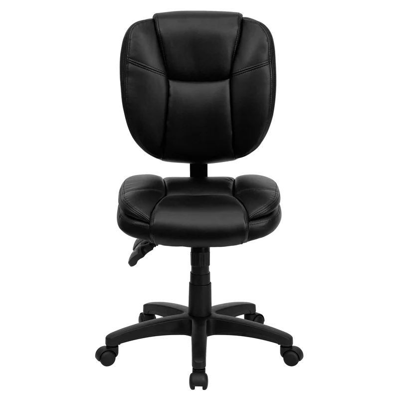 Mid-Back Multifunction Pillow Top Swivel Ergonomic Task Office Chair