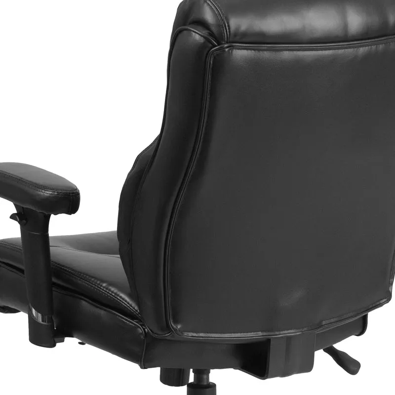 400 lb. Big & Tall Mid-Back Swivel Clean Line Stitch Ergonomic Task Office Chair