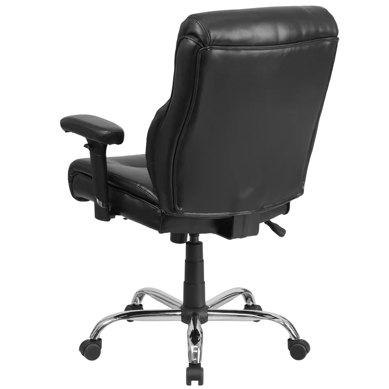 400 lb. Big & Tall Mid-Back Swivel Clean Line Stitch Ergonomic Task Office Chair