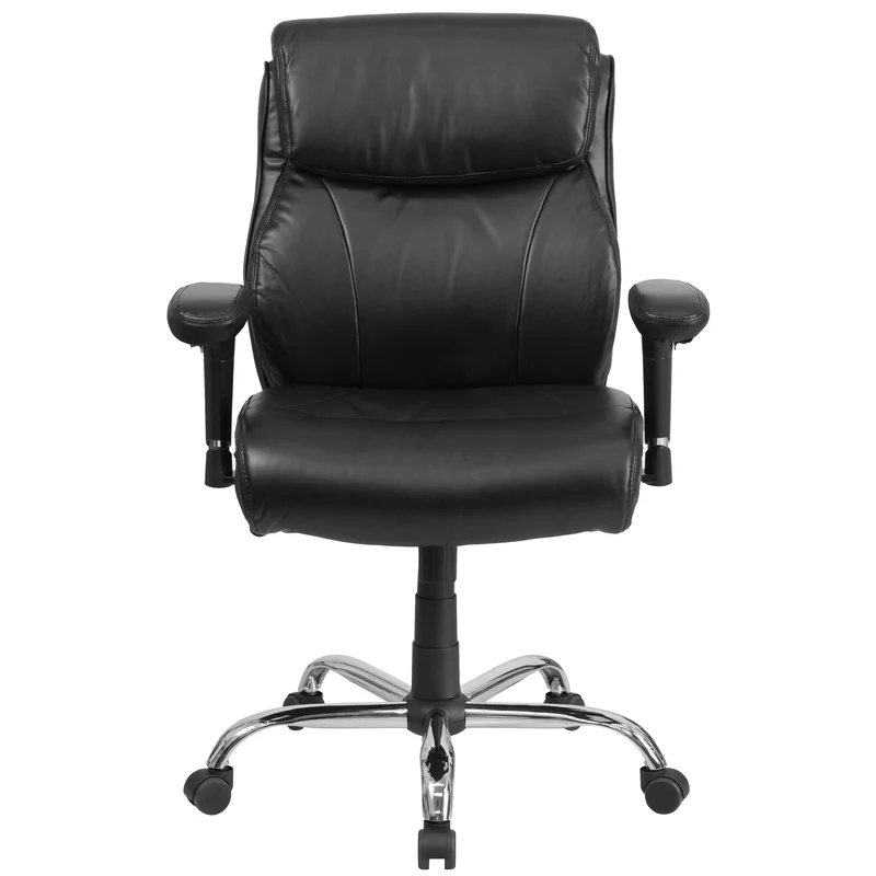 400 lb. Big & Tall Mid-Back Swivel Clean Line Stitch Ergonomic Task Office Chair