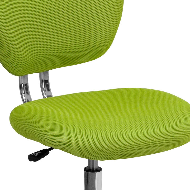 Mid-Back Mesh Padded Swivel Task Office Chair with Chrome Base
