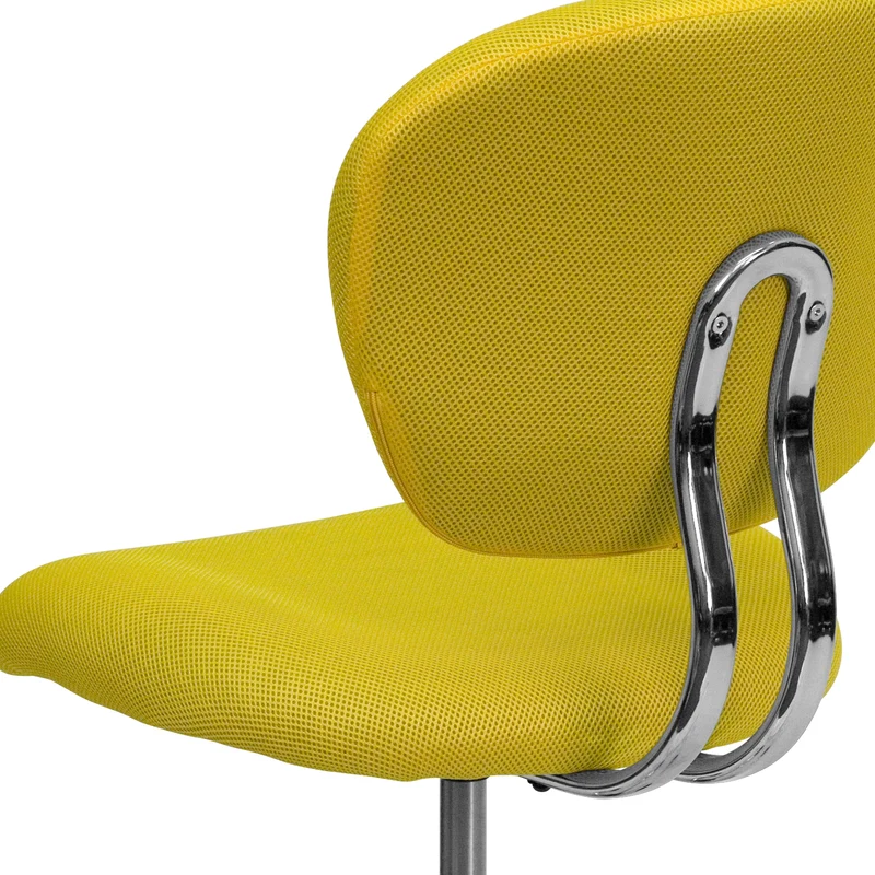 Mid-Back Mesh Padded Swivel Task Office Chair with Chrome Base