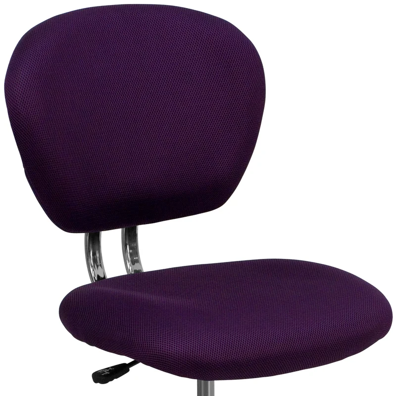 Mid-Back Mesh Padded Swivel Task Office Chair with Chrome Base