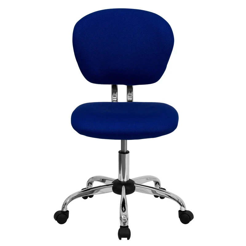 Mid-Back Mesh Padded Swivel Task Office Chair with Chrome Base
