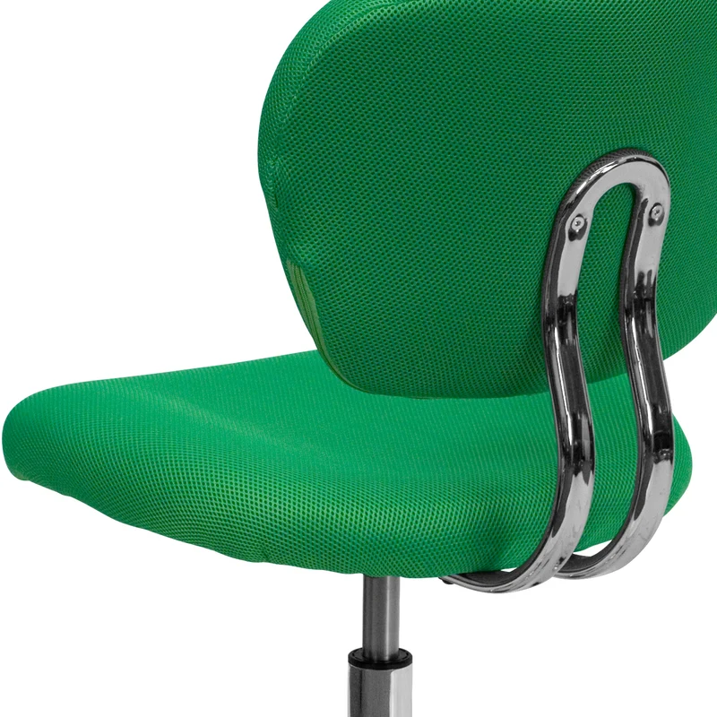 Mid-Back Mesh Padded Swivel Task Office Chair with Chrome Base