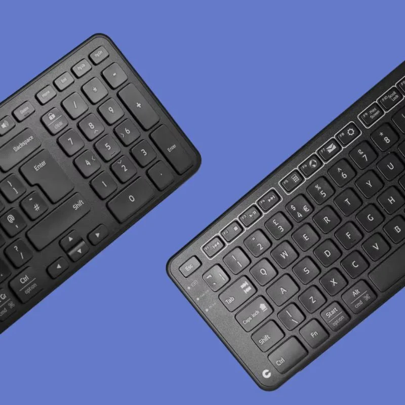 Contour ERGO New Balance Tastatur Schwarz DE, wireless - passend zur Rollermouse RED, Rollermouse RED Plus und Rollermouse Free3