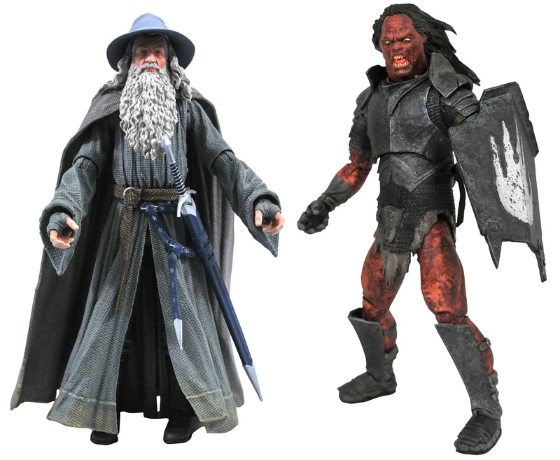 The Lord of The Rings Deluxe Wave 4 (Gandalf/Uruk-hai) 2do Pago