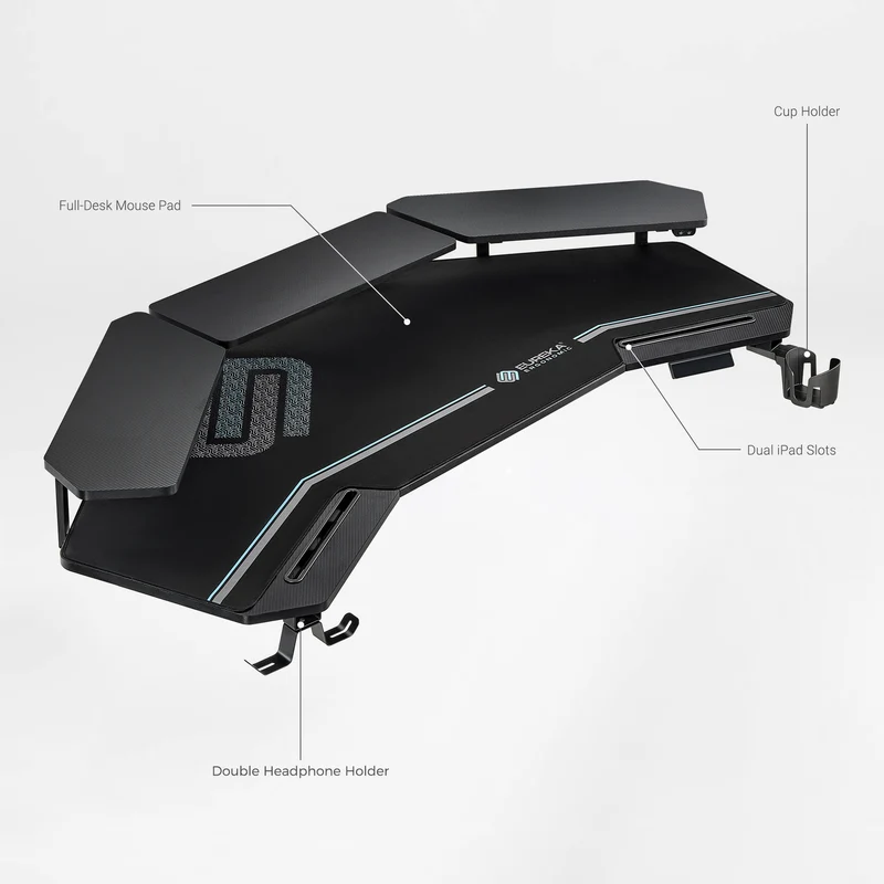Aero Pro Wing Shaped Standing Desk (63"x23")