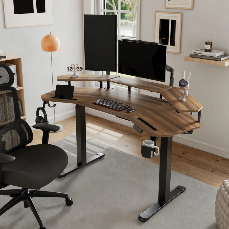 Aero Pro Wing Shaped Standing Desk (63"x23")