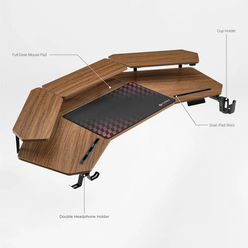 Aero Pro Wing Shaped Standing Desk (63"x23")