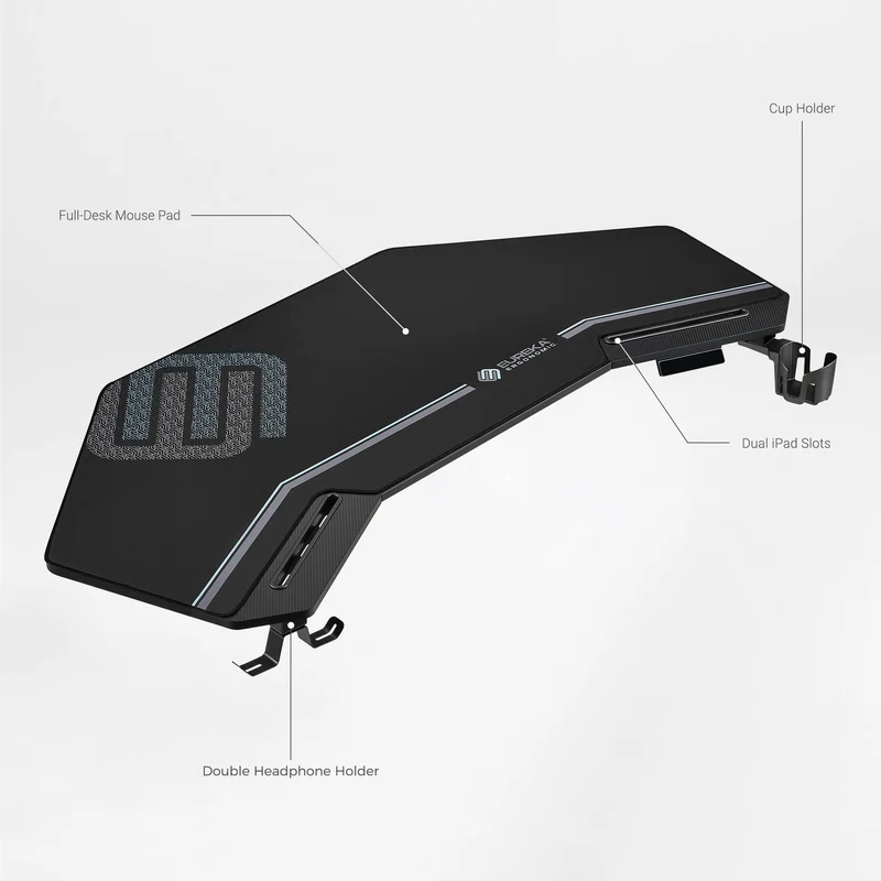 Aero Pro Wing Shaped Standing Desk (63"x23")