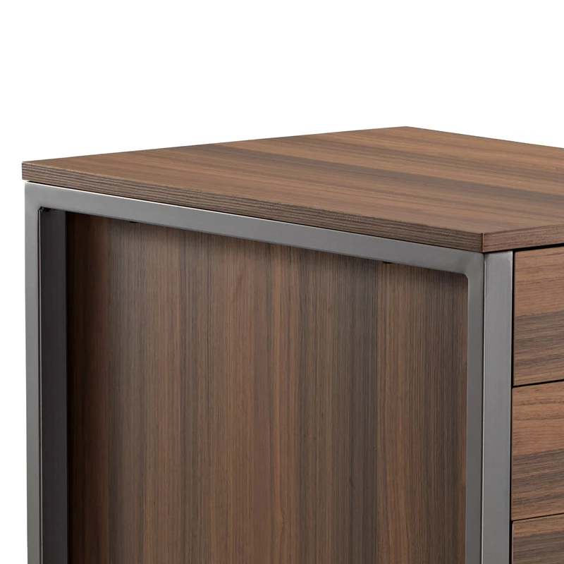 28" File Storage Cabinet With Office Four-Drawers, Walnut