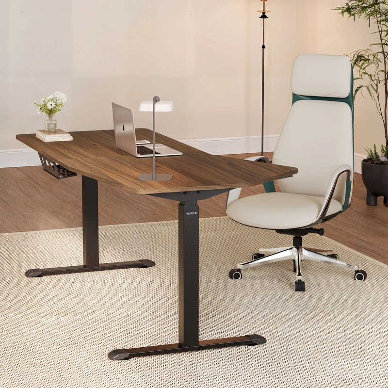 Unique Shape Office Standing Desk (70"x29")