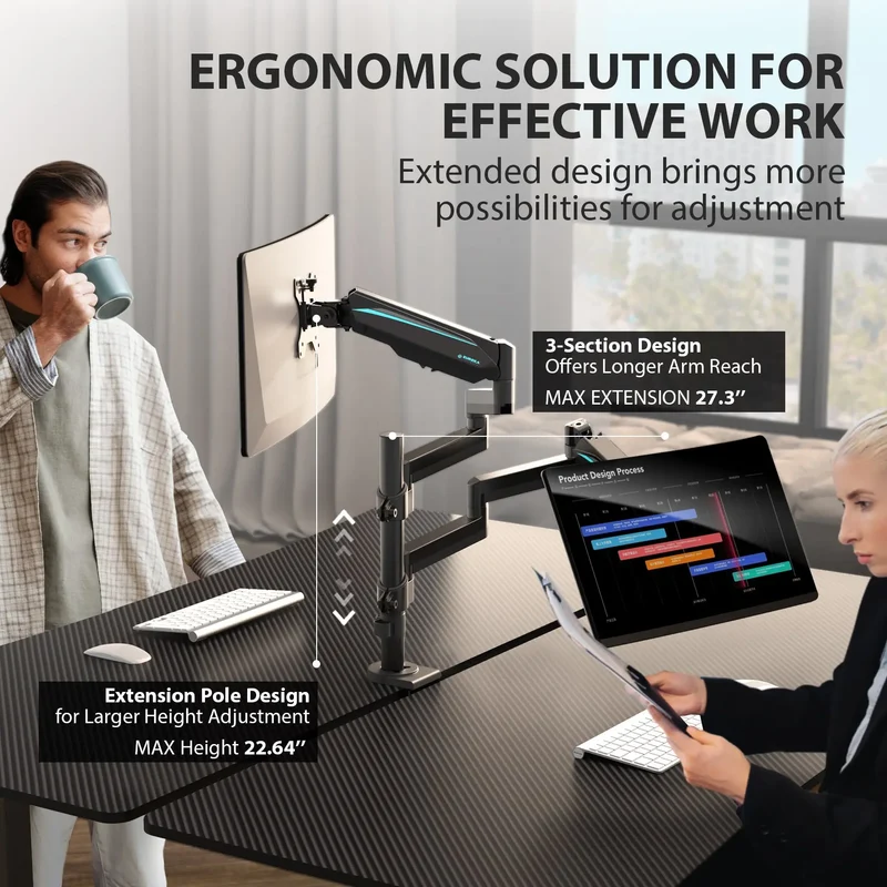 Dual Monitor Arm