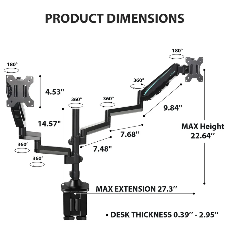 Dual Monitor Arm
