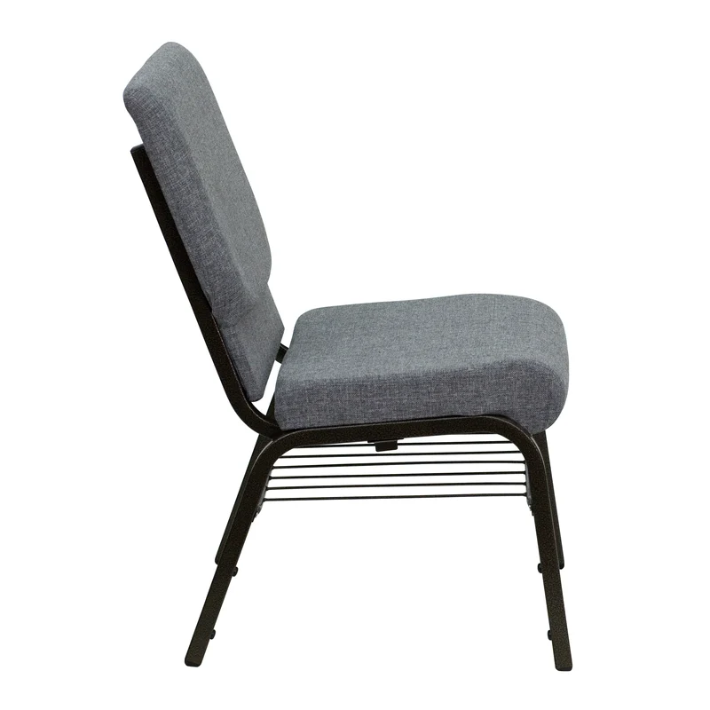 18.5"W Church/Reception Guest Chair with Book Rack