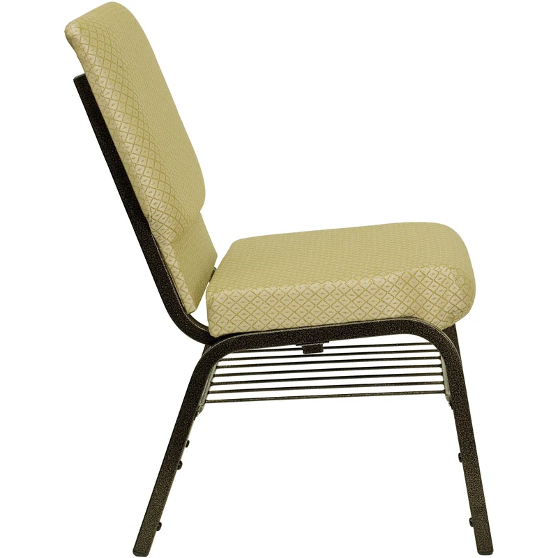 18.5"W Church/Reception Guest Chair with Book Rack