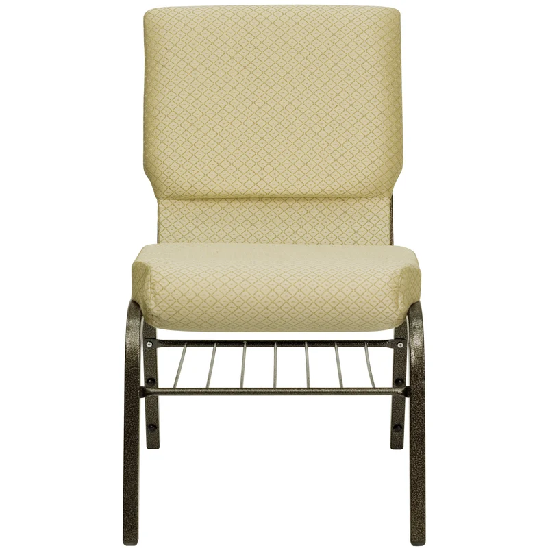 18.5"W Church/Reception Guest Chair with Book Rack