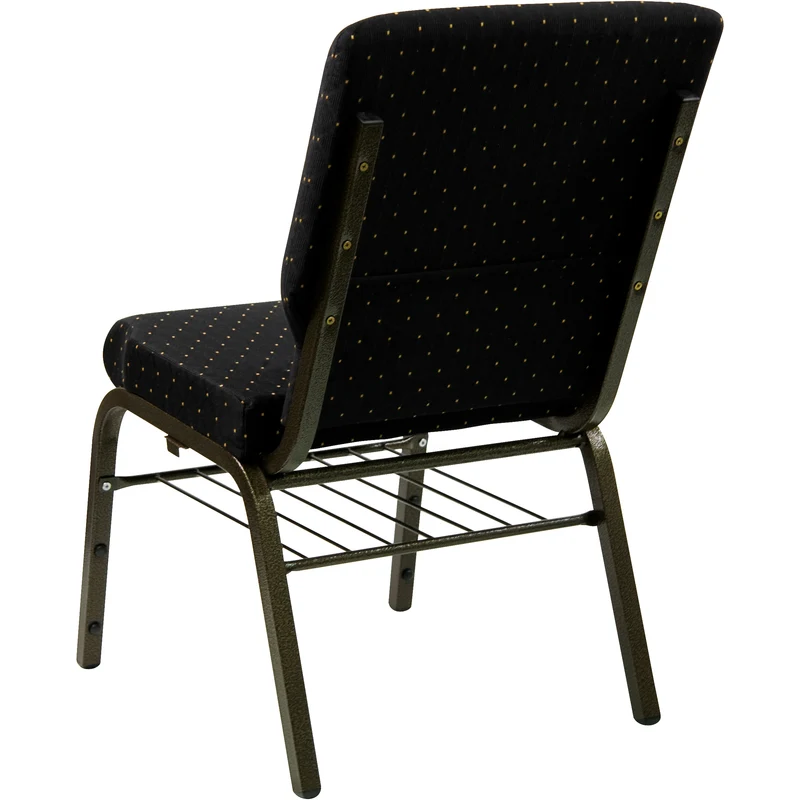 18.5"W Church/Reception Guest Chair with Book Rack