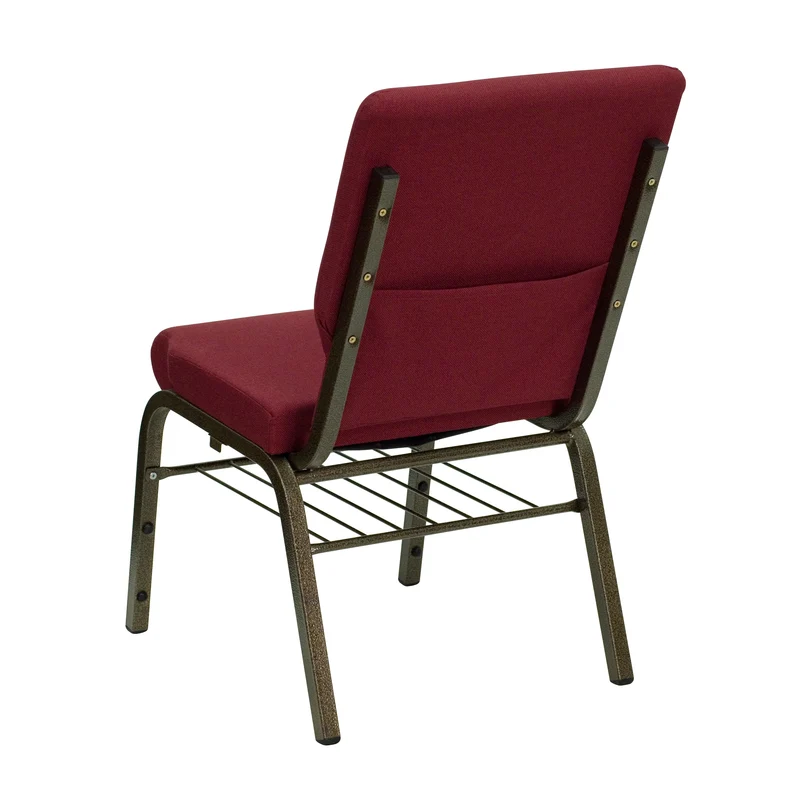 18.5"W Church/Reception Guest Chair with Book Rack
