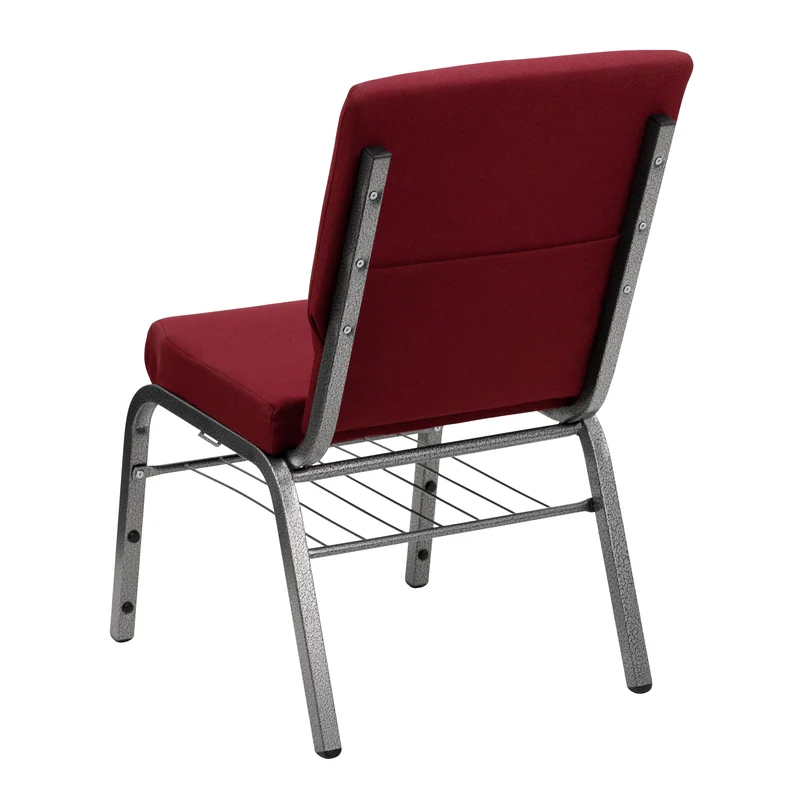 18.5"W Church/Reception Guest Chair with Book Rack