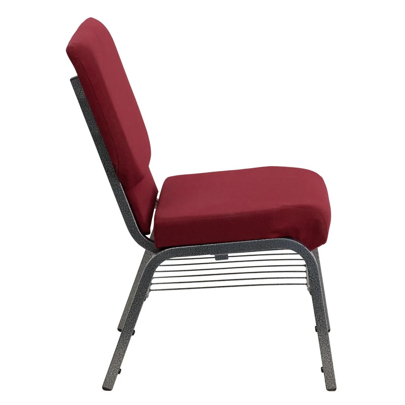 18.5"W Church/Reception Guest Chair with Book Rack