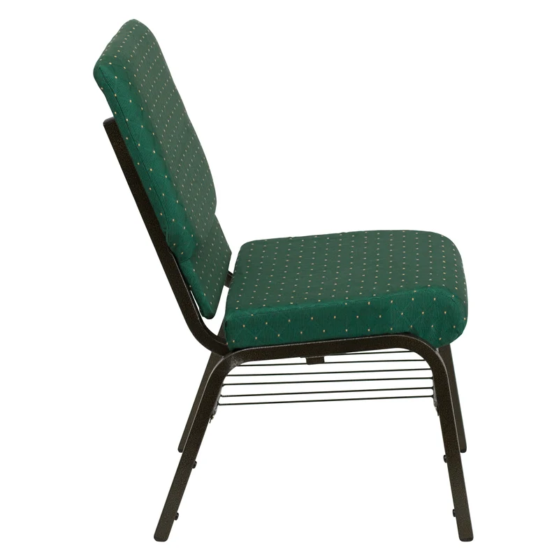 18.5"W Church/Reception Guest Chair with Book Rack