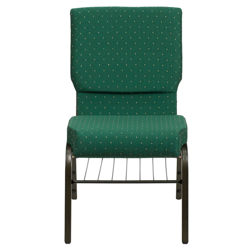 18.5"W Church/Reception Guest Chair with Book Rack