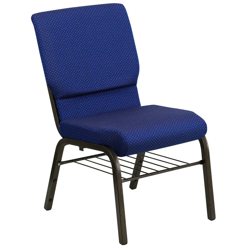 18.5"W Church/Reception Guest Chair with Book Rack