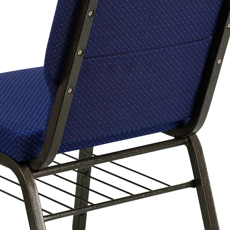 18.5"W Church/Reception Guest Chair with Book Rack