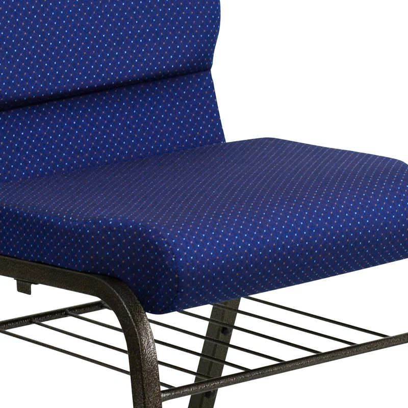 18.5"W Church/Reception Guest Chair with Book Rack