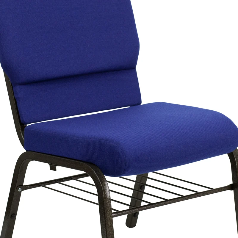 18.5"W Church/Reception Guest Chair with Book Rack