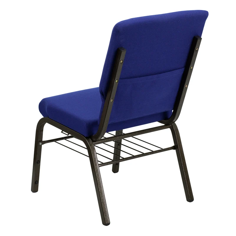18.5"W Church/Reception Guest Chair with Book Rack