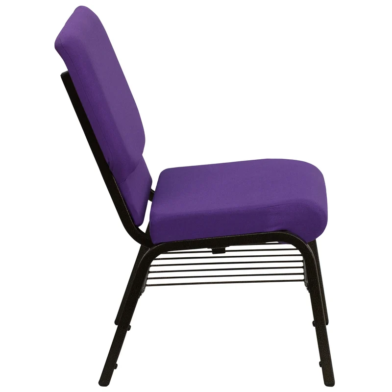 18.5"W Church/Reception Guest Chair with Book Rack