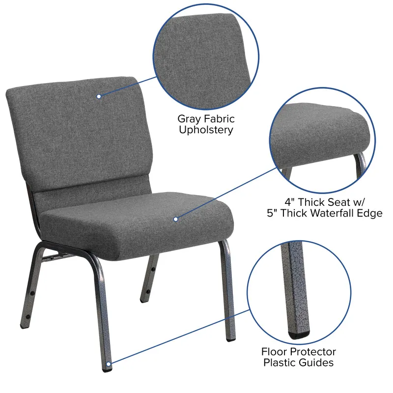 21"W Stacking Church/Reception Guest Chair