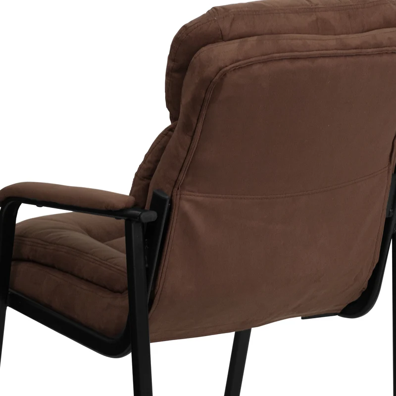 Executive Side Reception Chair with Lumbar Support and Sled Base